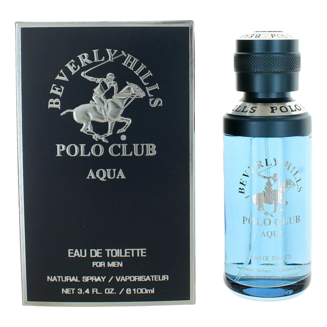 BHPC Aqua by Beverly Hills Polo Club, 3.4 oz EDT Spray for Men