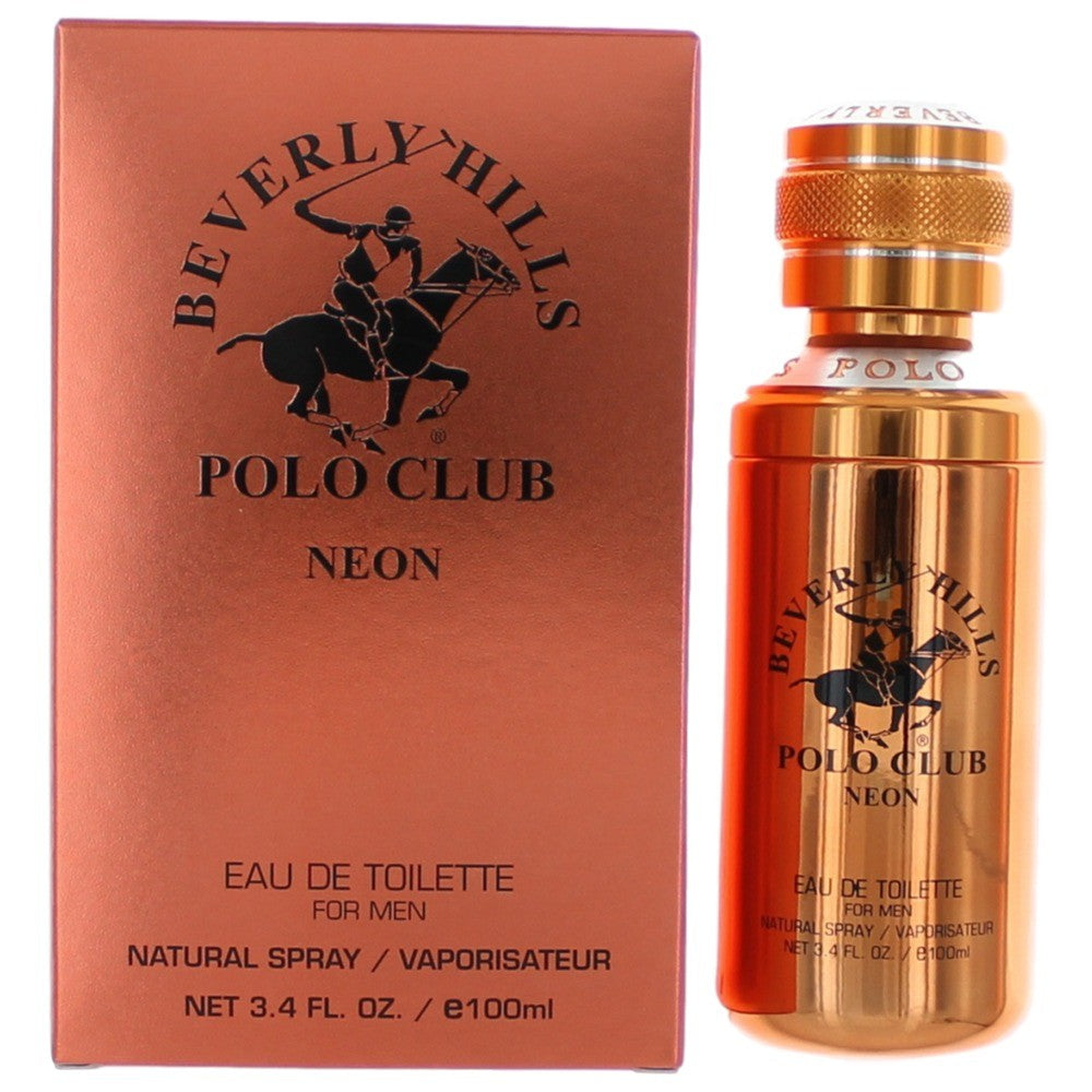 BHPC Neon by Beverly Hills Polo Club, 3.4 oz EDT Spray for Men