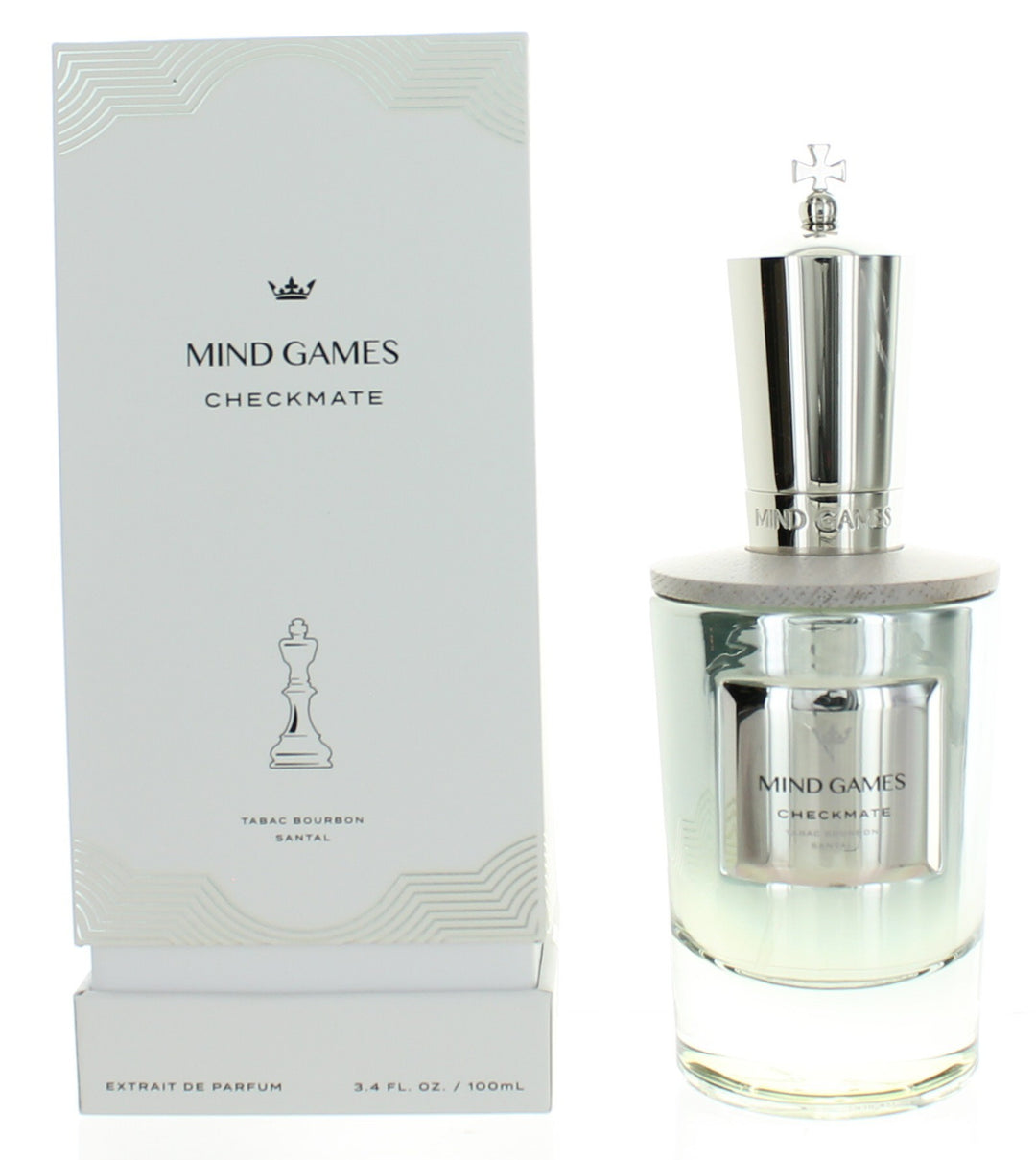 Checkmate Silver King  by Mind Games, 3.4oz Extrait De Parfum for Unisex