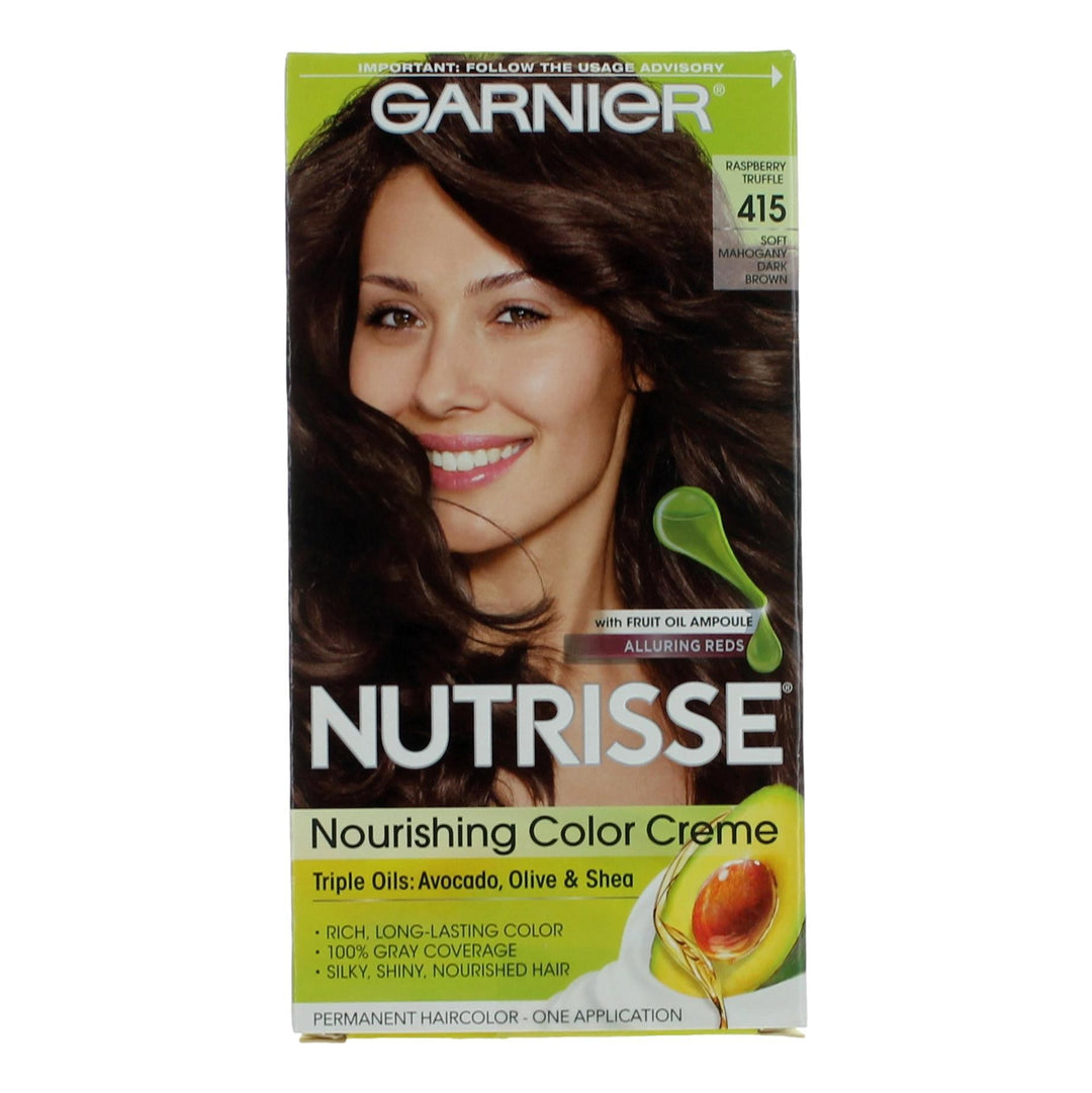 Garnier Hair Color Nutrisse Coloring Creme by Garnier, Hair Color- Raspberry Truffle 415